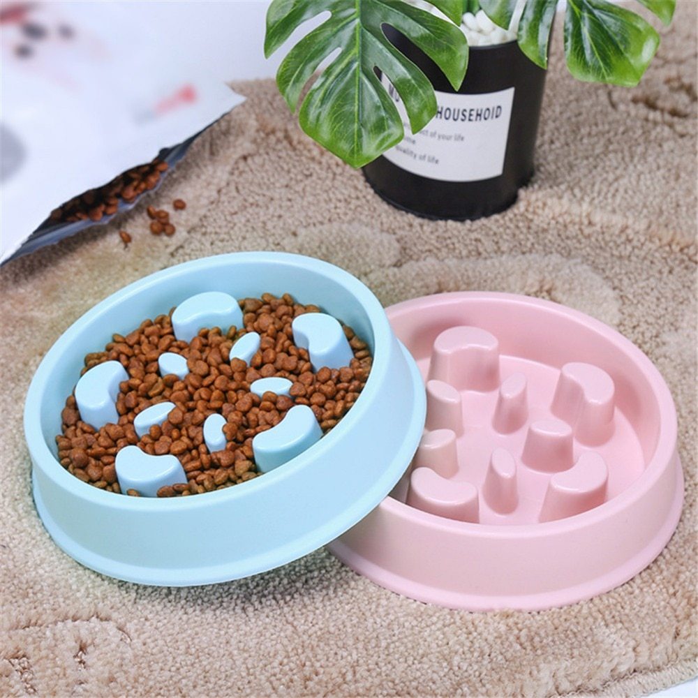 🐾Pet Bowl Anti-Choking Slow Feeding Puzzle Feeder – Fun Interactive Dog & Cat Food Dish 🐶🐱