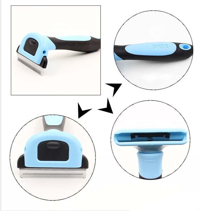 🐾 Pet Hair Removal Comb – Keep Your Home Clean & Pets Healthy 🐕🐈