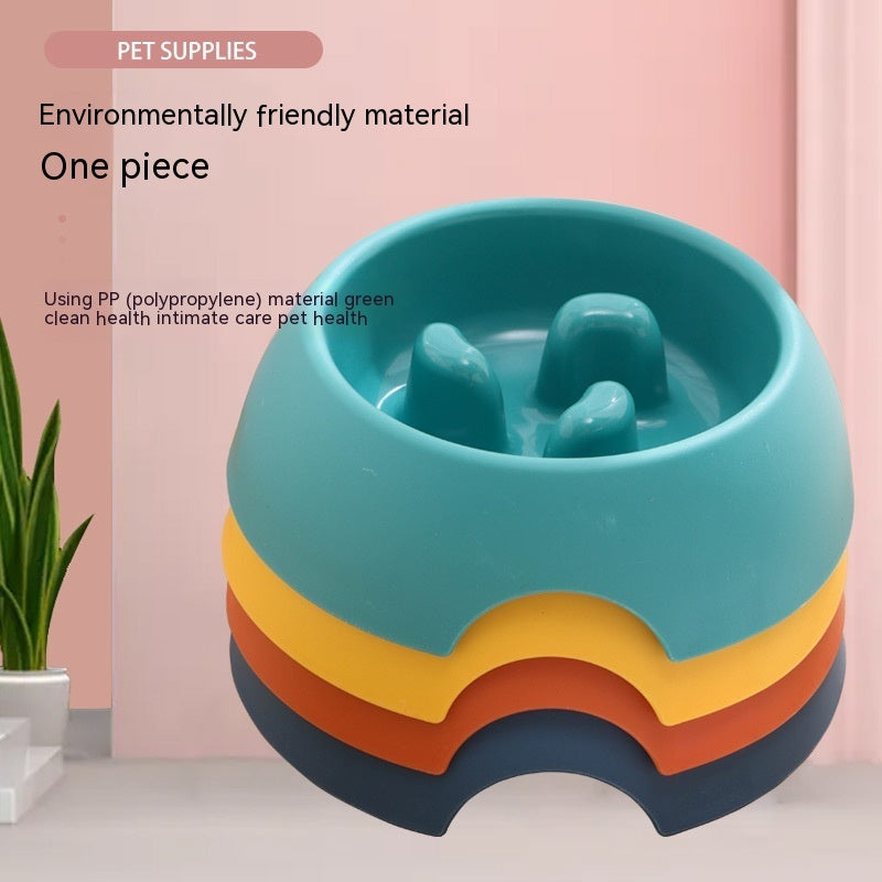 🐾Pet Dog Slow Food Bowl Feeder – Anti-Choking Puzzle Feeding Dish 🐶🍲