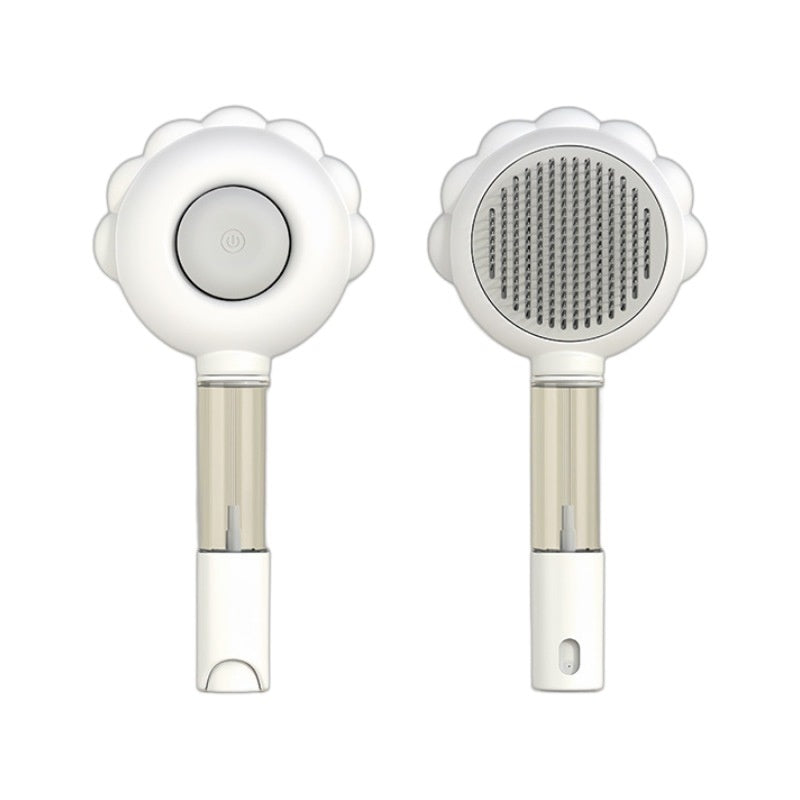 2 In 1 Self Cleaning Dog Brush Comb With Spray Pets Grooming Hair Remover Combs Brush Floating Hair Pet Grooming Brush Pet Products - PAWLUX Best Pet Supplies 