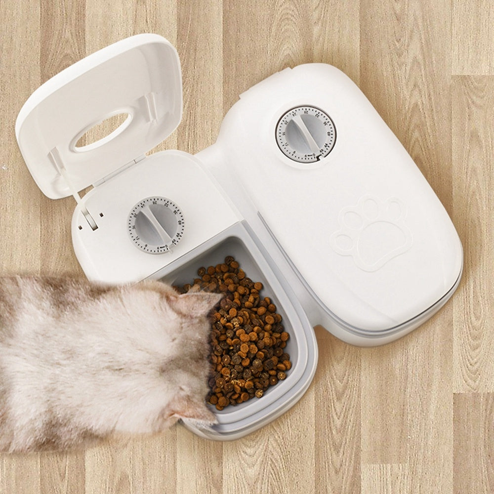 🍽️ Automatic Pet Feeder – Smart Food & Water Dispenser for Cats & Dogs 🐕🐈