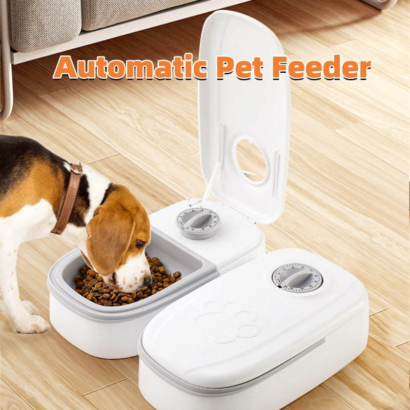 🍽️ Automatic Pet Feeder – Smart Food & Water Dispenser for Cats & Dogs 🐕🐈
