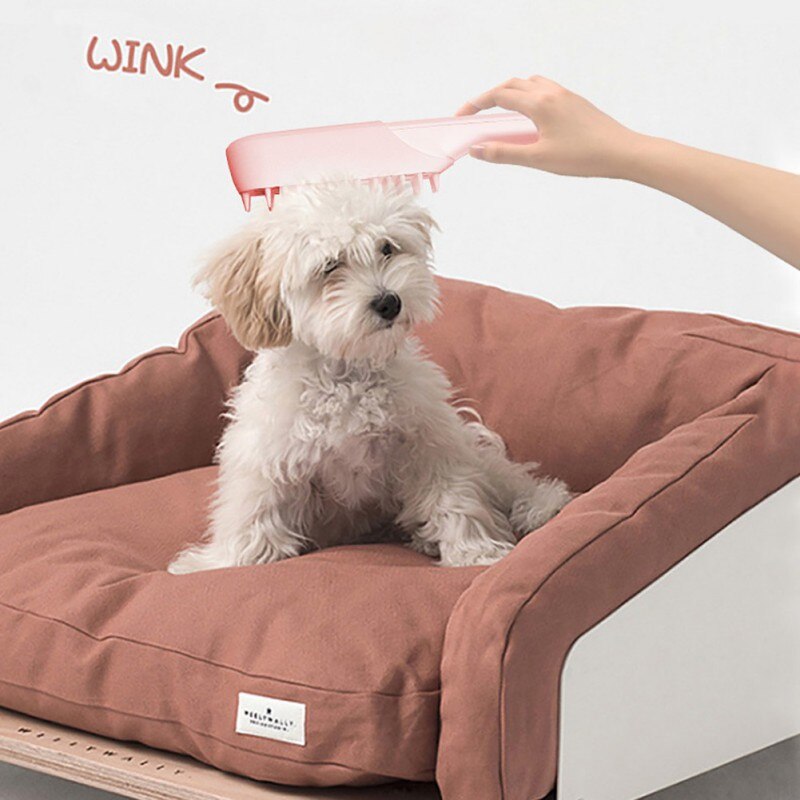 🐾 Pets Massage Comb – Electric Pet Grooming Brush with Ozone & 400mAh Rechargeable Battery | Dog & Cat Hair Removal Tool!! - PAWLUX Best Pet Supplies 