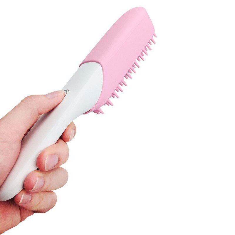 🐾 Pets Massage Comb – Electric Pet Grooming Brush with Ozone & 400mAh Rechargeable Battery | Dog & Cat Hair Removal Tool!! - PAWLUX Best Pet Supplies 