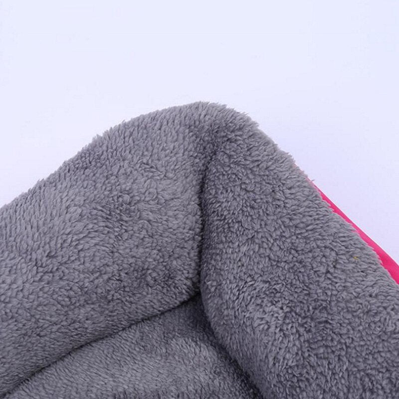 🐾 Warm Dog & Cat Bed – Soft Fleece Pet House Nest | Waterproof Winter Kennel Mat (S/M/L) - PAWLUX Best Pet Supplies 